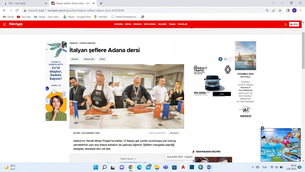 İtalyan şeflere Adana dersi